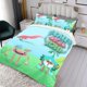 thumbnail image 3 of Lale Ki Lolu Conjunto de sábanas temático, trío de piezas, cómodo y amigable con la piel, diseño único, regalo de decoración para el hogar para familiares, amigos y fans,173cm *218cm, 3 of 6