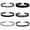 Black #1, variant on 6Pcs Black Lace Choker Necklace Set for Women Gothic Velvet Heart Flower Hollow Chokers Collar Necklace
