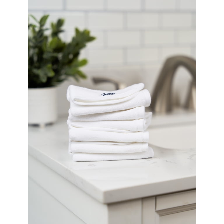Gerber Absorbent Knit Terry Washcloths, 6-Pack photo 4
