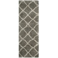 thumbnail image 2 of SAFAVIEH Belize Joisse Geometric Plush Shag Runner Rug, Grey/Taupe, 2'3" x 11', 2 of 6