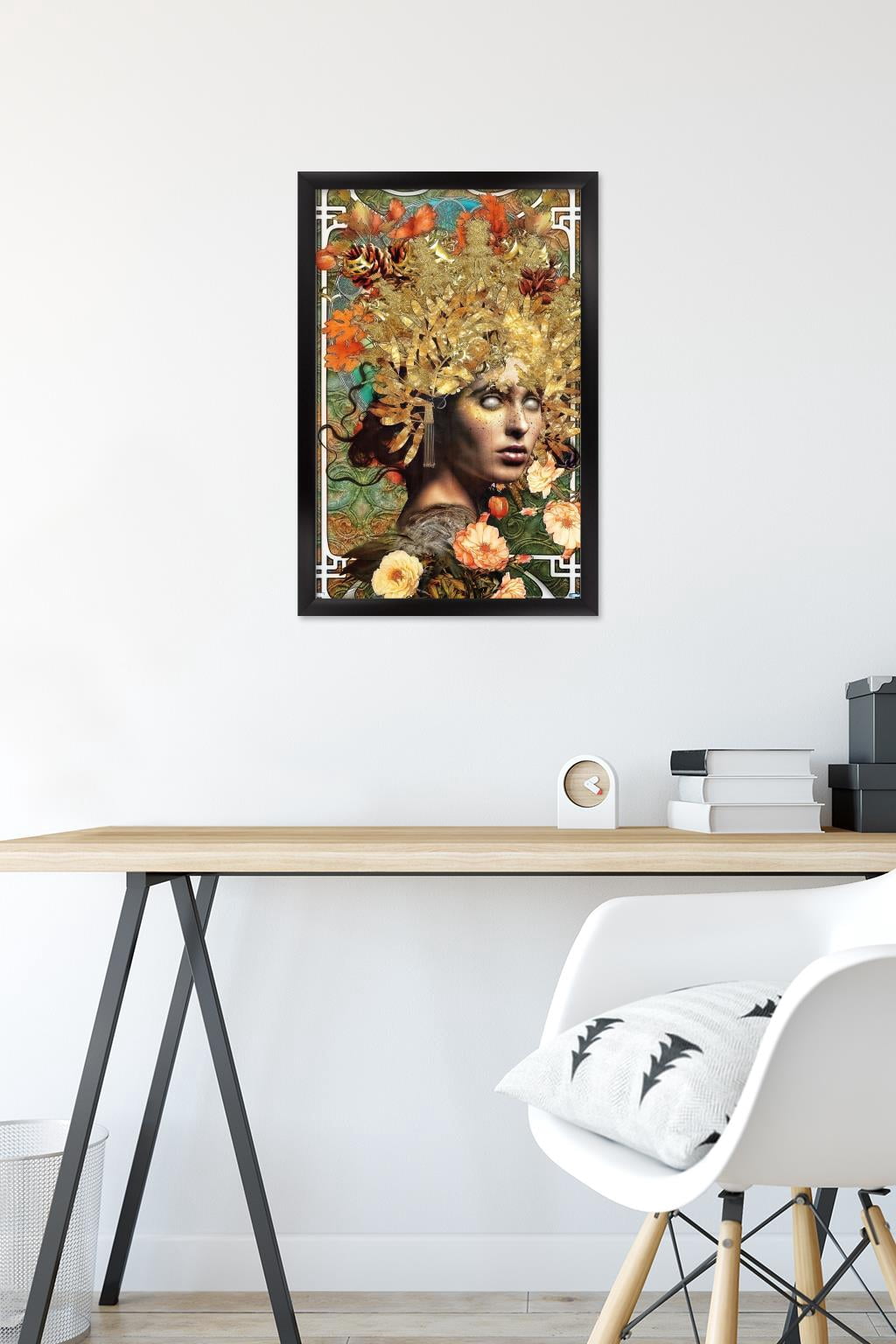 Jena DellaGrottaglia: Cosmic Zodiac - Virgo Wall Poster, 14.725" x 22.375" Framed
