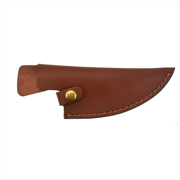de Cuchillo de Piel de Vaca, Cuchillo para Deshuesar, Cuchillos de Cocina Pequeños, de PU con Anillo para Cinturón, de Cuchillo Portátil