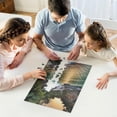 thumbnail image 5 of 500 Piece Mountains Waterfall Water Flow Creek Stream Landscape Jigsaw Puzzle for Adults - Every Piece is Unique, Family Activities Games, 500 Piece Finished Size is 21.7"x16.1", 5 of 8