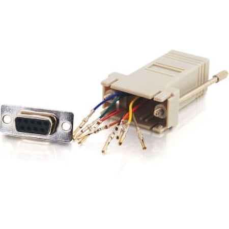 UPC: 0757120029410 | C2G 02941 RJ45 to DB9 Female Serial RS232 Modular Adapter  Gray