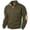 Green, variant on Men's Jacquard Knit Cardigan Sweatshirt, Elbow Patch Detail Open Front, Long Sleeve Layering Piece, Textured Casual Top for Fall, Lightweight Alternative to A Jacket, Stylish