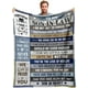 thumbnail image 1 of LHSHID Son in Law Gifts Blanket Best Son in Law Gifts from Mother in Law to My Son in Law Gifts Unique Birthday Gift Ideas for Son in Law Son in Law Gifts Throw Blanket 30"x40", 1 of 6