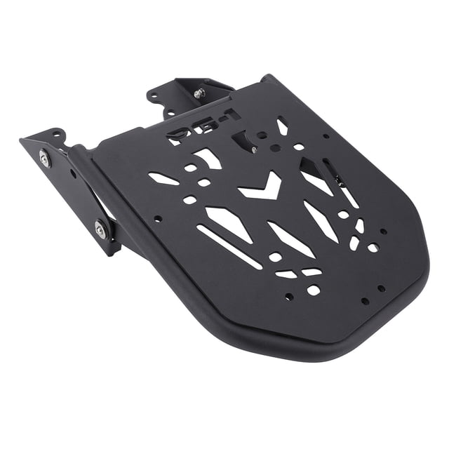 Motorcycle Rear Luggage Rack, Tail Luggage Storage Rack Robust Durability Enhanced Carrying Capacity Black Adjustable for PG-1 2023 and After