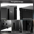 thumbnail image 6 of Ktaxon Wall Mounted Metal Garage Storage Cabinet with Lock, Adjustable Shelf Steel Tool Organizer, Floating Upper Wall Cabinet, 30 x 12 x 28, Black, 6 of 7