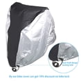 thumbnail image 1 of Housse de Vélo Extérieure Imperméable Anti-Poussière Housse de Roue de Vélo Sac de Rangement Pliable avec Trous de Verrouillage Anti-Vol, 1 of 6
