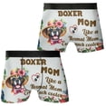thumbnail image 3 of Boxer Mom Like a Normal Mom Except Much Cooler Happy Mother's Day All Over Print Boxer Briefs Underwear for Men Dad Boxers Dog Lover Gifts Idea - 02004, 3 of 6