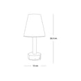 thumbnail image 2 of Lámpara de mesa efecto cristal Ilios Innova diamante USB recargable con 3 modos de luz, 2 of 6