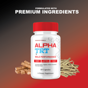 Alpha TRT Performance Capsules, AlphaTRT Advanced Support Pills (60 Capsules)