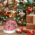 thumbnail image 4 of Cauagu Cartoon Strawberry Pattern Christmas Hat for Kids,Xmas Holiday Hat Santa Hat for Boys & Girls Festive Headwear Accessories for Christmas/New Year/Holiday, 4 of 6