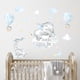 thumbnail image 3 of Pegatinas de pared con forma de globo y animales, pegatinas de pared, murales, calcomanías para niños, globos aerostáticos, nubes, elefantes para habitación de niños, guardería de bebés, 3 of 5