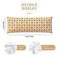 thumbnail image 3 of Fotbe Thanksgiving Turkeys Funda para Almohada Corporal con Diseño, Funda de Microfibra Ultrasuave de 20x54 Pulgadas, Ropa de Cama Elegante, 3 of 7