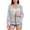 Gray, variant on Women's Short Embroidered Lace Duster Crop Cardigan with Half Sleeves- One Size Fits Most, Green