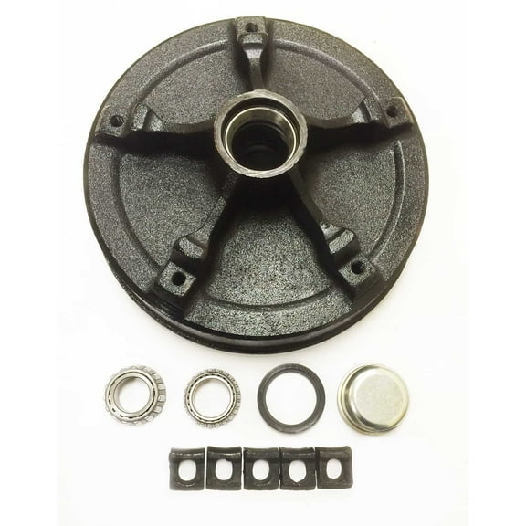 New 12 x 2 mobile home trailer brake drum kit 8-222-04 - 22021k