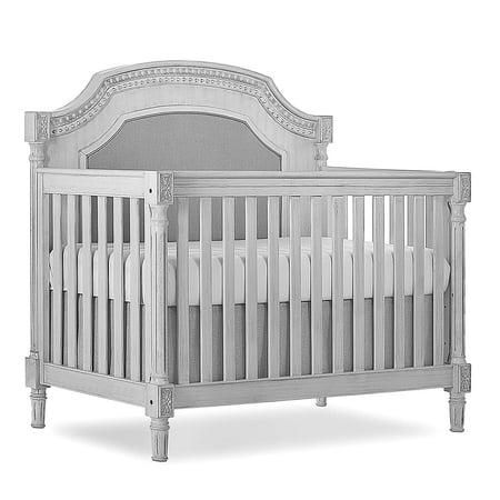 UPC: 0693892465288 | Evolur Julienne 5 in 1 Convertible Crib Antique Grey Mist 55.5×31. Inch (Pack of 1)