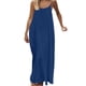 thumbnail image 3 of TaTaai Women's Backless Halter Maxi Dress Loose Fit Sleeveless Ankle Length Solid for Lounge Home Wear Casual Summer Daily Soft Gift, 3 of 8