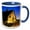 Blue/White, variant on 3drose, Usa, Washington, Walla Walla, Barn - Us48 Rdu0110 - Richard Duval, 11oz Two-tone Red Mug