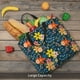 thumbnail image 5 of Fotbe Blue Floral Bolsa Tote con Estampado para Mujer, Bolsos con Cremallera, Bolsa de Hombro Casual de Gran Capacidad con Bolsillos Internos, 5 of 7