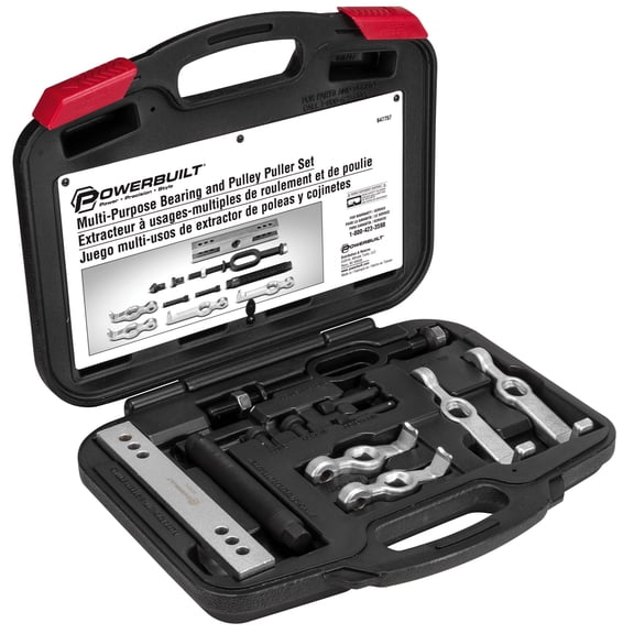 Powerbuilt Multi Purpose Bearing and Pulley Puller Kit - 647757