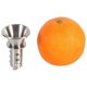 thumbnail image 5 of Exprimidor manual de cítricos, herramienta de cocina plateada, naranja, limón, lima, acero inoxidable, exprimidor de frutas, 5 of 5