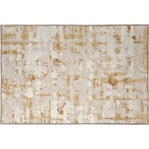 Dalyn Brisbane Area Rug BR5 Br5 Khaki Khaki Blocks Grid 1' 8" x 2' 6" Rectangle