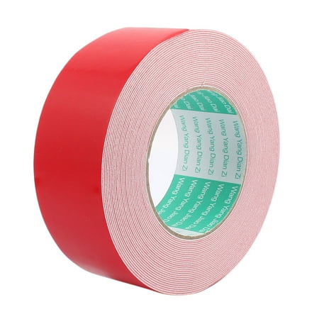 Door Seal 50x1mm Dual-side Adhesive Shockproof Sponge Foam Tape 10M Length