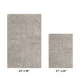 thumbnail image 3 of Better Trends 2 Piece Bathroom Rug Set 100% Polyester (17" x 24" | 24" x 40") Bath Rug, Water Absorbent Non-Slip Bath Mat Machine Washable Micro Plush Collection - Beige, 3 of 6