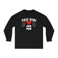 thumbnail image 2 of This Girl Loves Her Pug-For Women Dog Lover Classic Long Sleeve Shirt, 2 of 3