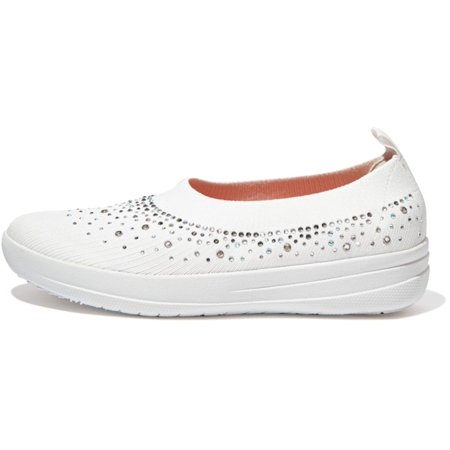 fitflop uberknit ballerina crystal