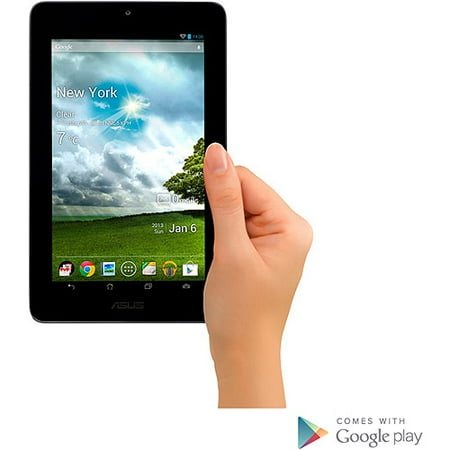 Asus Memo Pad ME172V-A1-GR Tablet PC - VIA WM8950 1 GHz Single-Core Processor - 1 GB RAM - 16 GB Storage - 7.1-inch Display - Android 4.1 Jelly Bean - Titanium Gray