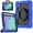 Blue, variant on Allytechgroup iPad mini 7 A17 Pro 2024/iPad Mini 6 2021 Military Grade Drop Protection Shockproof 8.3" Hard Shell Tablet Case with Protective Case Cover, Purple