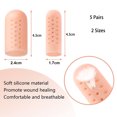 thumbnail image 2 of Gel finger pads, finger protection support (5 PCS, 2 of 5