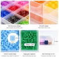 thumbnail image 6 of Cxui Diy Fuse Beads for Crafts, Melting Beads for Bracelet Making, Pixel Art Supplies for Adults Kids (Multicolor8, 1Box), 6 of 9
