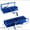 Blue, variant on Graduation Gift Box Alphabet Flower Box, Graduation Party Favors, Holiday Celebration, Sturdy Cardboard Construction with Transparent Lid Ribbon