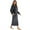B, variant on Womens Flannel Cotton Nightgowns Fall Sleepwear Pajama Dress Nightshirt Soft Bathrobe Dress Long Sleeve Sleep Shirts S-2XL