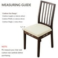 thumbnail image 2 of Seat Cover for Dining Room Chairs - Kitchen Chair Protector Set Slipcover for Dining Seating Easy Fit and Clean, 2 of 7