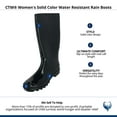 thumbnail image 4 of CTM  Solid Color Water Resistant Rain Boots (Women), 4 of 4