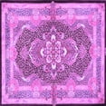 thumbnail image 1 of Ahgly Company Indoor Square Persian Purple Traditional Area Rugs, 6' Square, 1 of 4
