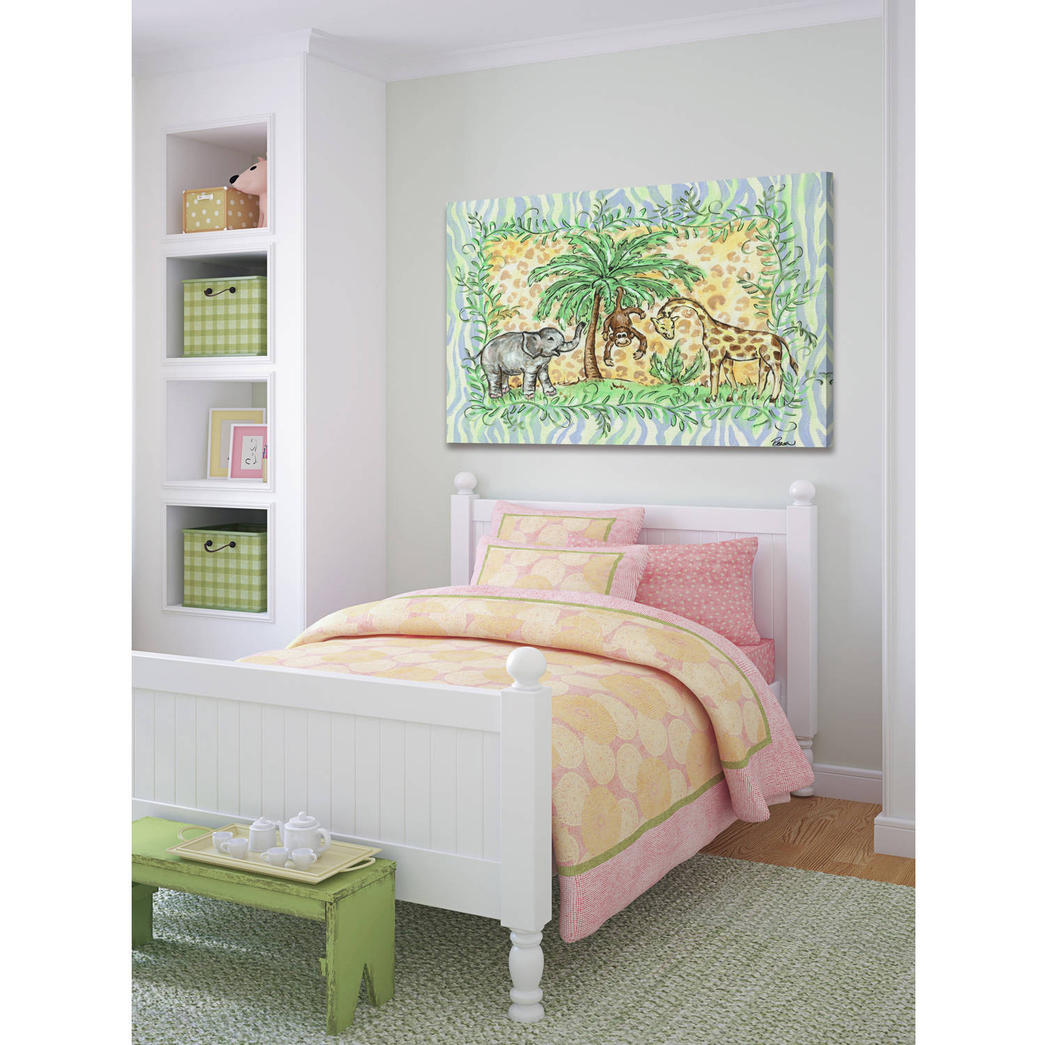 Marmont Hill "Jungle" by Reesa Qualia Painting Print on Wrapped Canvas