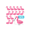 thumbnail image 3 of 15pzs Portavasos Flamingo Inflable Fiesta Alberca Bebidas, 3 of 3