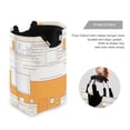 thumbnail image 3 of Cozy Kitchen Illustration Foldable Laundry Hamper 12.6x11x22.7in with Handles for Bathroom Bedroom Storage, 3 of 7