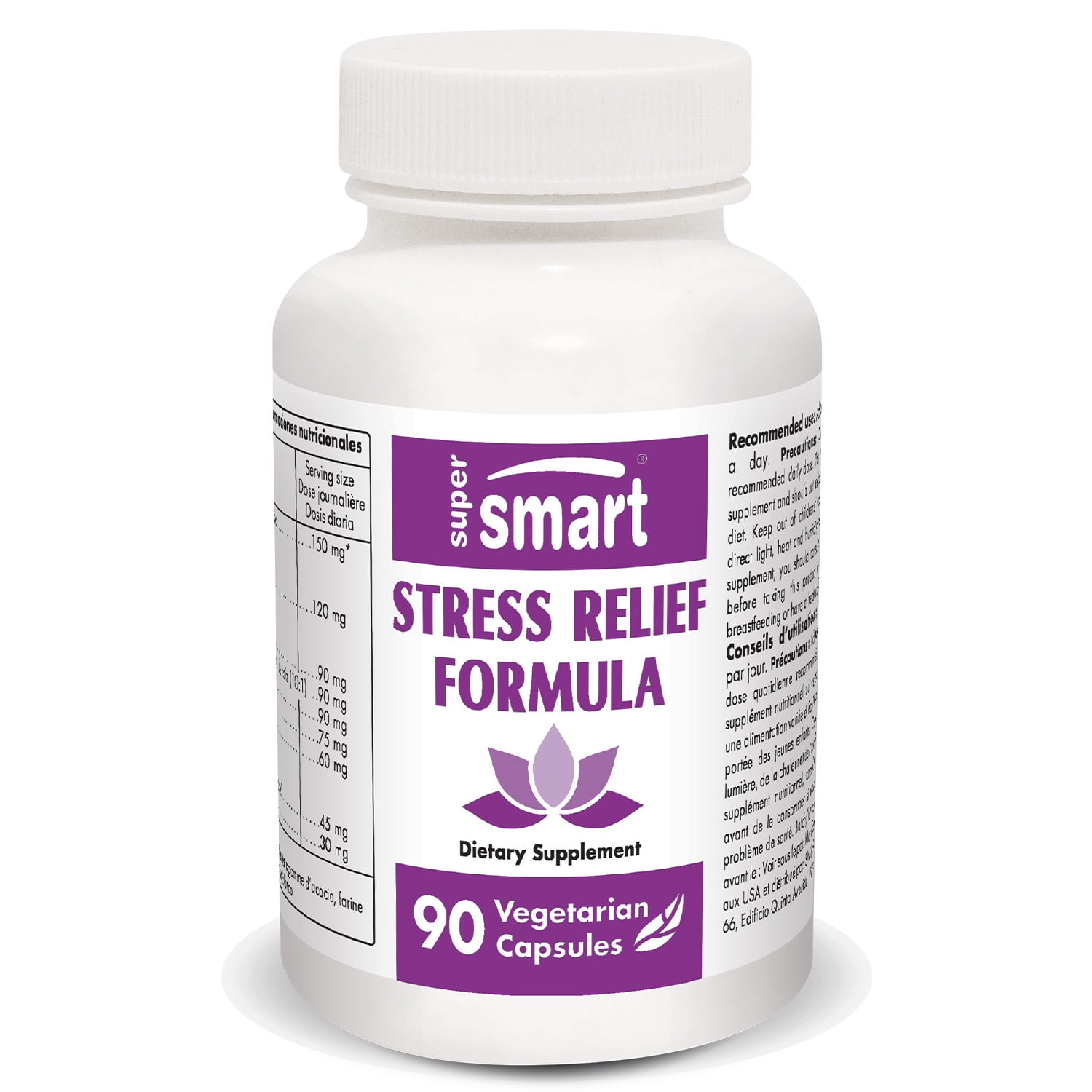 Supersmart Stress Relief Formula Anxiety & Stress Pills Energy