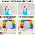 thumbnail image 5 of Silver Foil Fringe Backdrop Curtains, Tinsel Streamers Birthday Party Decorations, Fringe Backdrop for Graduation, Baby Shower, Gender Reveal, Disco Party, 5 of 7