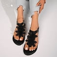 thumbnail image 7 of Women's 3D Floral Thong Slingback Flat Sandals, Open-Toe Breathable Casual Beach Footwear, 7 of 7