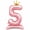 Pink, variant on 42” Standing Crown Number 6 Balloon, Large Pink Foil Balloon for Birthday Party Decorations
