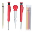 thumbnail image 1 of Lápices mecánicos de carpintero, kit de 10 piezas de marcadores de colores, recambios de marcadores, herramientas de marcado de trazador, muy recomendables, 1 of 9
