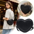 thumbnail image 1 of Heart Shape Crossbody For Solid Shoulder Adjustable Strap Purse Heart Shape Crossbody, 1 of 5